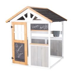 roba Kinder Spielhaus Outdoor Gartenhaus Verkaufstheke Mehrfarbig