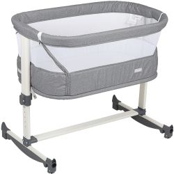 BabyGo Vivaldi Wiege Beistellbett grey