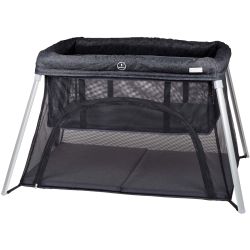 BabyGo Dreams II Reisebett Kinderbett 2 Ebenen black
