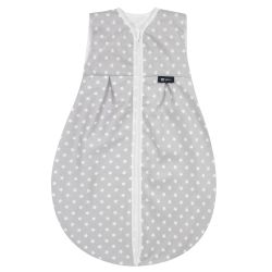 ALVI Kugelschlafsack Schlafsack Stars silber Größe 80cm