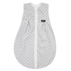 Alvi Kugelschlafsack - Schlafsack Molton Stars silber 130cm 608-9