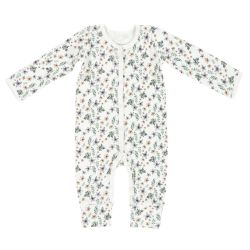 ALVI Schlafanzug mit Klappbündchen Petit Fleurs Größe 50cm