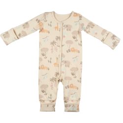 ALVI Schlafanzug mit Klappbündchen Jungle Größe 50