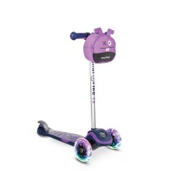 smarTrike T3 mit Leuchträder+Tasche Outdoor Scooter für Kinder lila