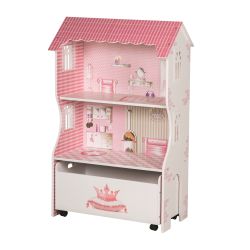 Roba Kids Puppenvilla Spielregal für Ankleidepuppen  