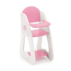Bayer Design Puppenhochstuhl Hochstuhl Princess World rosa-wei&szlig;
