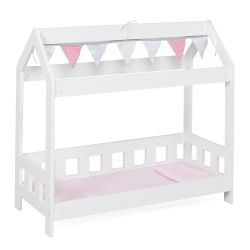 Bayer Chic 2000 Puppen-Cabin Bett Stars grau
