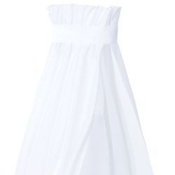 Julius Zöllner Himmel Voile  Band uni weiß