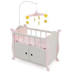 Bayer Chic 2000 Puppenbett mit Mobile Puntos grey