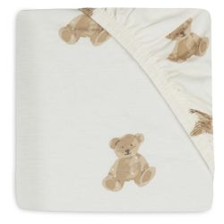 Jollein Spannbettlaken Spannbetttuch Jersey 40x90 cm Teddy Bear