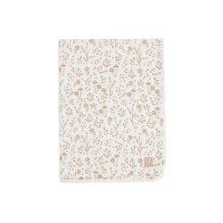 Jollein Decke Kuscheldecke Wiege Jersey 75x100cm Blumen Bloomy
