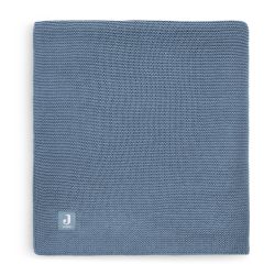 Jollein Babydecke Kuscheldecke 75x100 cm Basic knit jeans blue