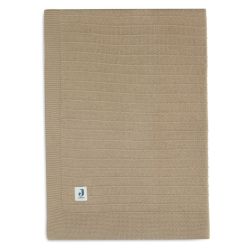Jollein Decke Kuscheldecke Wiege 75x100cm Pure Knit Biscuit