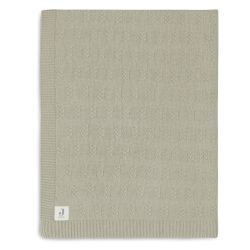 Jollein Babydecke Kuscheldecke 75x100 cm Grain knit Olive Green grün