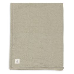 Jollein Babydecke Kuscheldecke 75x100 cm Soft Waves Olive Green