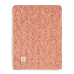 Jollein Babydecke Kuscheldecke 75x100 cm Spring knit rosewood coral fleece