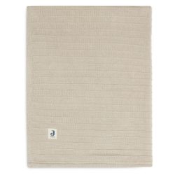 Jollein Decke Kuscheldecke Wiege 75x100cm Pure Knit Nougat Velvet