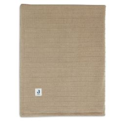 Jollein Decke Kuscheldecke Wiege 75x100cm Pure Knit Biscuit Velvet