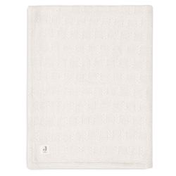 Jollein Babydecke Kuscheldecke 75x100 cm Grain knit Oatmeal/Velvet