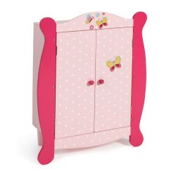 Bayer Chic 2000 Puppen-Kleiderschrank PAPILIO pink