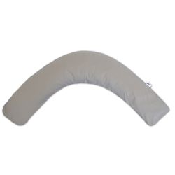 Theraline Das Komfort Stillkissen Dinkel 180 cm inkl. Bezug Jersey grau