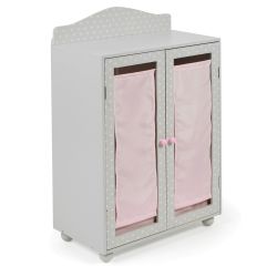 Bayer Chic 2000 Puppen-Kleiderschrank Puntos grey