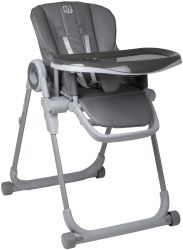 BabyGO Divan Hochstuhl Kinderstuhl Kinderhochstuhl grau