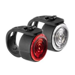 Reer Light&Go Duo Kinderwagenlicht Fahrradlicht weiß rot 2er Set