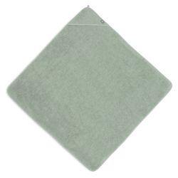 Jollein Kapuzenhandtuch Badetuch Frottee 100x100 cm Ash Green