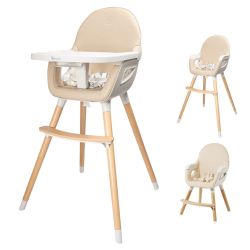 BabyGo Hochstuhl Skandi mitwachsend beige