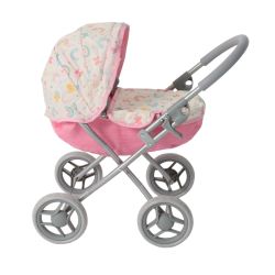Bayer CHIC 2000 Puppenwagen Lilli Schmetterling Regenbogen rosa