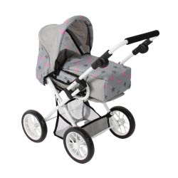 Bayer CHIC 2000 Kombi-Puppenwagen Leni Sternchen Sterne grau