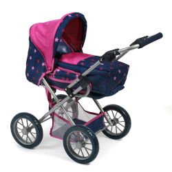 Bayer Chic 2000 Kombi-Puppenwagen LENI Stars marine