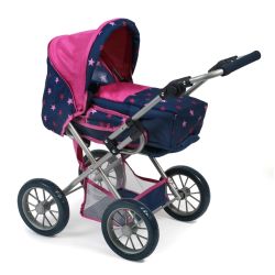 Bayer Chic 2000 Kombi-Puppenwagen LENI Stars marine