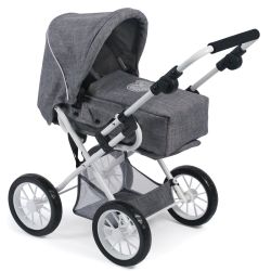 Bayer Chic 2000 Kombi-Puppenwagen Leni Jeans grey