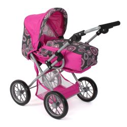 Bayer Chic 2000 Kombi-Puppenwagen LENI Hot Pink Pearls