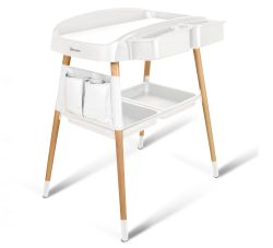 BabyGO Change Me Wickeltisch Buchenholz weiß