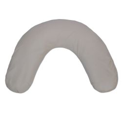 Theraline Nackenkissen mittel inkl. Bezug Grau Bamboo Mikroperlen