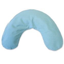 Theraline Bezug für Nackenkissen mittel Punkte türkis 