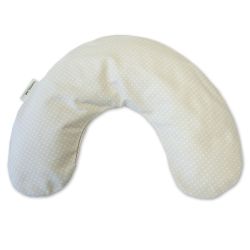 Theraline Nackenkissen mittel inkl. Bezug Punkte beige mit Mikroperlen