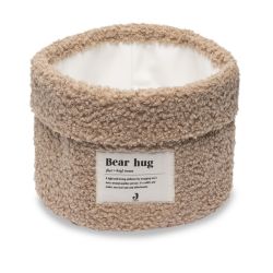 Jollein Pflegekörbchen Aufbewahrungskorb 14x18 cm Boucle Biscuit