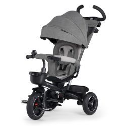 Kinderkraft Dreirad SPINSTEP mit Drehsitz und Schiebegriff platinum grey