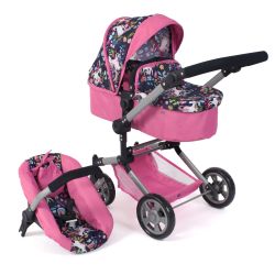 Bayer Chic 2000 Kombi-Puppenwagen LINUS Einhorn