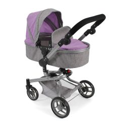 Bayer Chic 2000 Kombi-Puppenwagen Kinderwagen YOLO melange lila