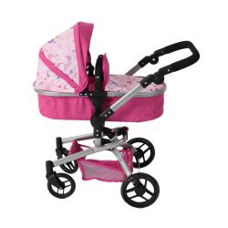 Bayer CHIC 2000 Kombi-Puppenwagen Yolo Einhorn pink