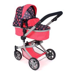 Bayer Chic 2000 Kombi-Puppenwagen MIKA Corallo