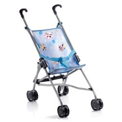 Bayer Chic 2000 Puppen Mini-Buggy Happy Cow hellblau