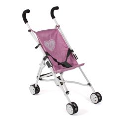 Bayer Chic 2000 Puppen Mini-Buggy ROMA Jeans pink