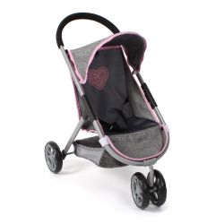 Bayer Chic 2000 Puppenbuggy SPEEDY Melange grau-navy