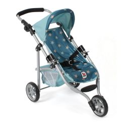 Bayer Chic 2000 Puppen Jogging Buggy LOLA Sternchen türkis